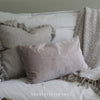 Velvet Cushion in Taupe - 30 x 50cm