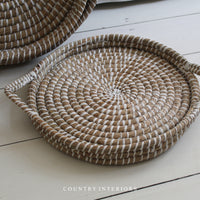 Round Seagrass Trays - Three Sizes