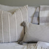 Herringbone Cushion in Taupe - Two Sizes