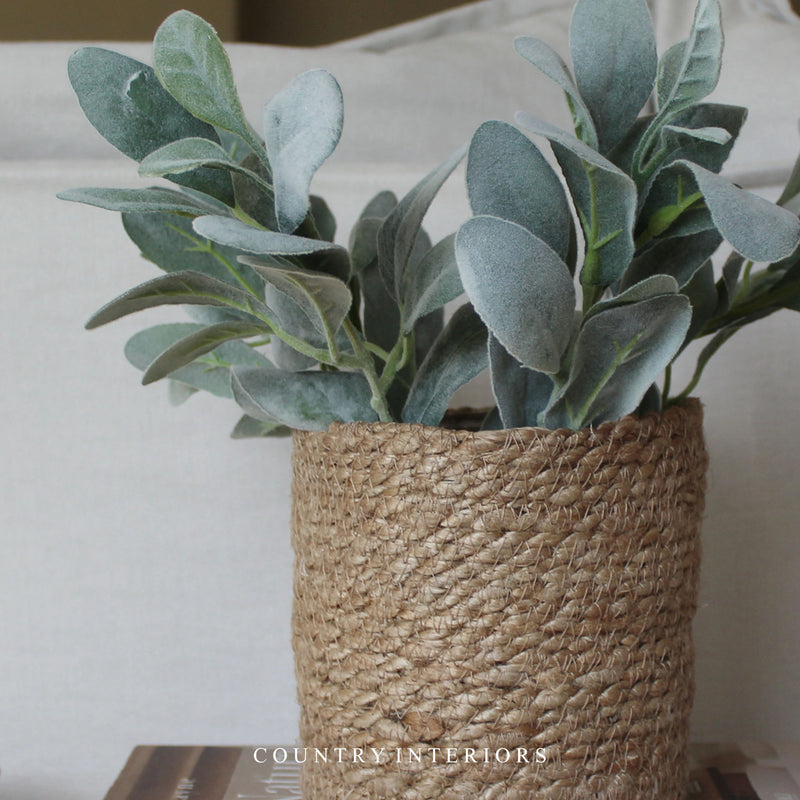 faux lambs ear potted plant Faux Lambs Ear Spray