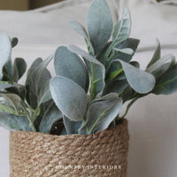 Faux Lambs Ear Spray - 35cm