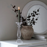 Daphne Glass Candle Holder - Set of Two