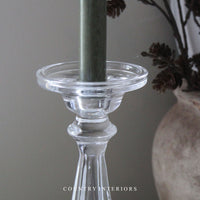 Daphne Glass Candle Holder - Set of Two