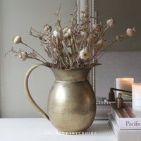 Vintage-Style Brass Jug