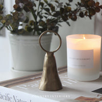 Forged Brass Bell Candle Snuffer