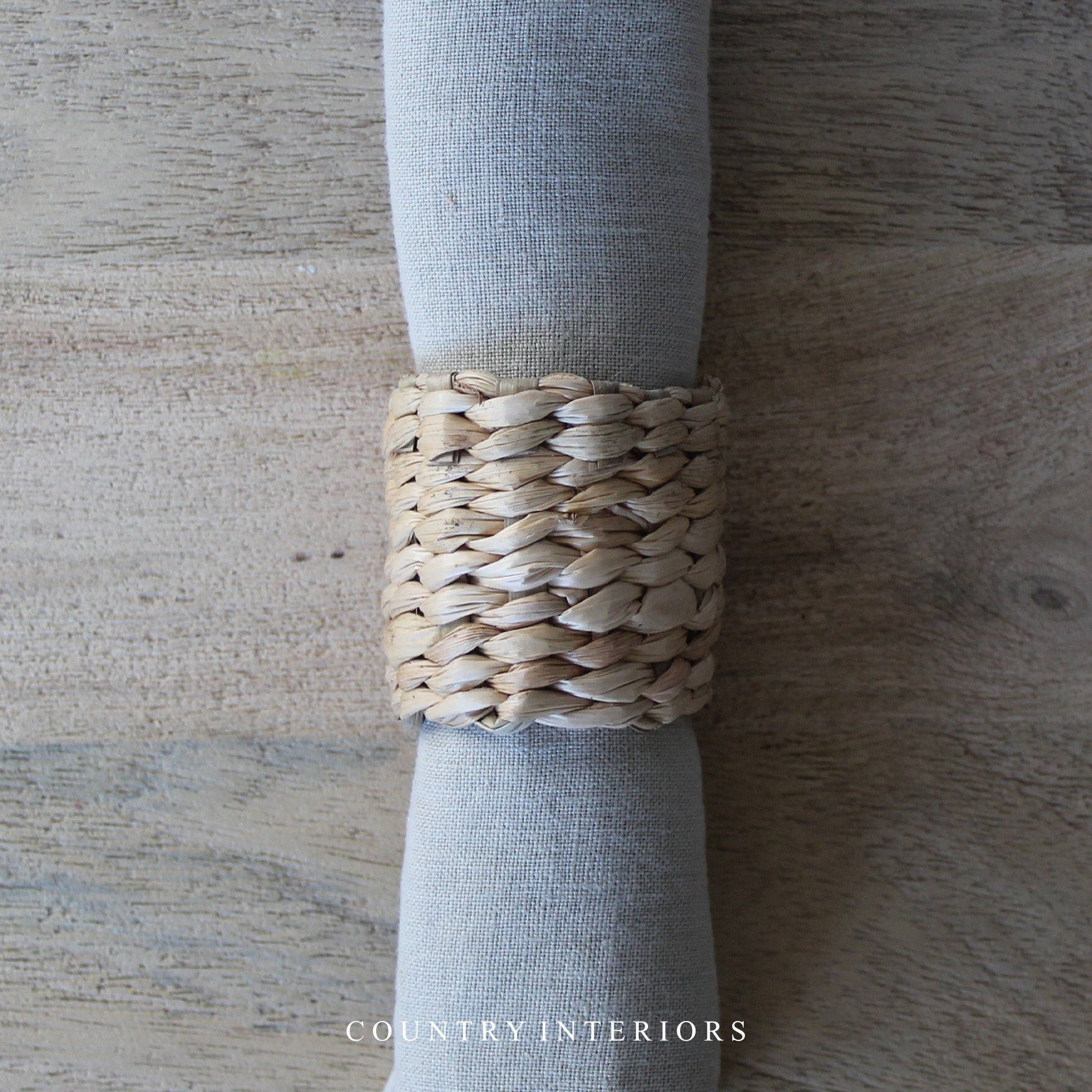Braided Napkin Ring - Set of Two