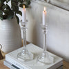 Set of Two Evelyn Candle Holders - 24cm