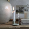 Stoneware Candle Holder - Milk White