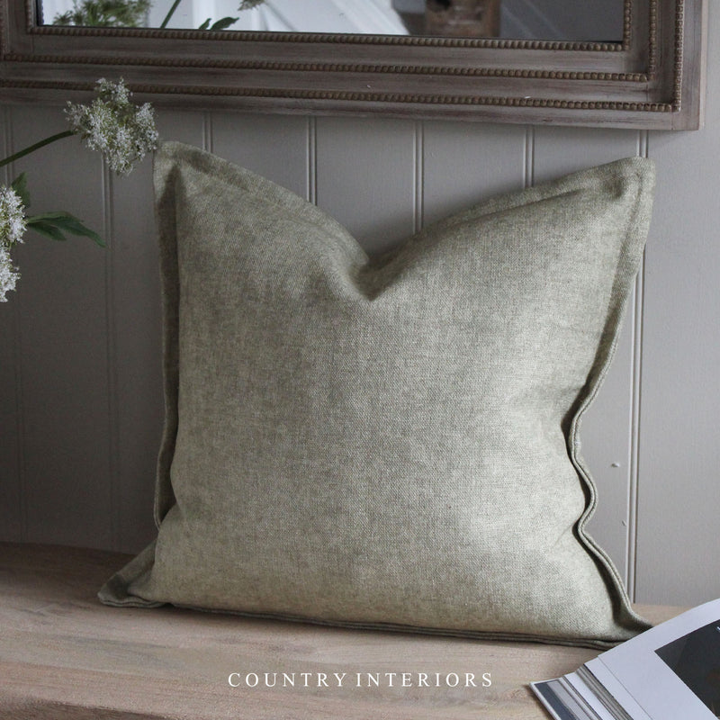 Olive Green Classic Cushion - 50x50cm