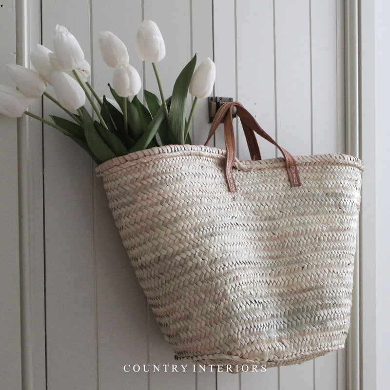 Large Basket Bag - Two Handle Options