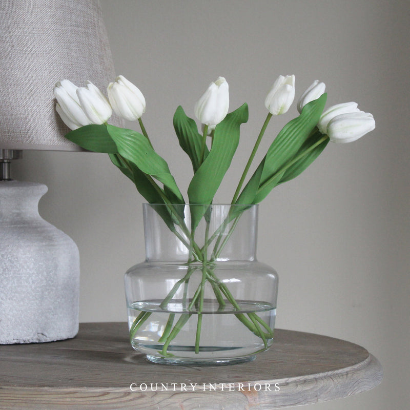 Glass Tulip Vase