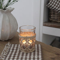 Tealight with Seagrass Cover