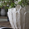 Oversized Petal Vase in Beige