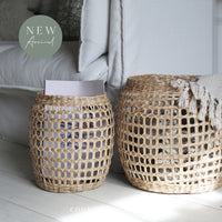 Oven Weave Seagrass Baskets - Two Sizes