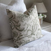 Green Floral Cushion Feather Inner