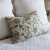 Rectangular Country Floral Cushion Feather Inner