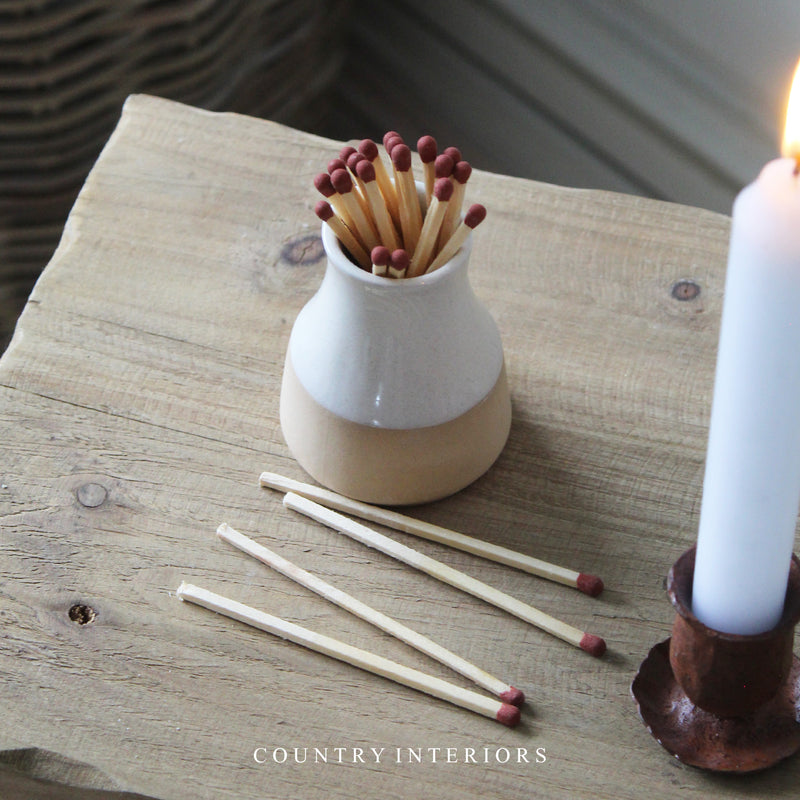 Milk Bottle Match Striker with Matches