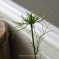 Faux Nigella Spray White - 65cm