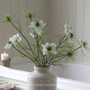 Faux Nigella Spray White - 65cm