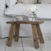 Small Rustic Handmade Stool