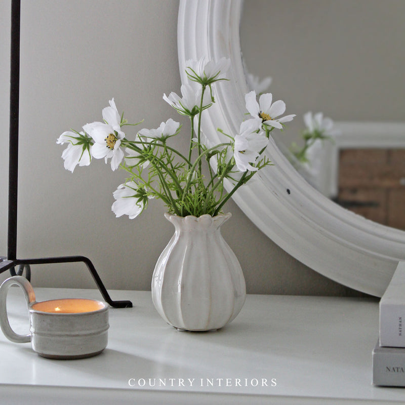 White Cosmos Spray - 64cm