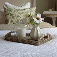 Rectangular Rattan Tray - Two Sizes