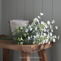 Cream Blossom Spray - 45cm