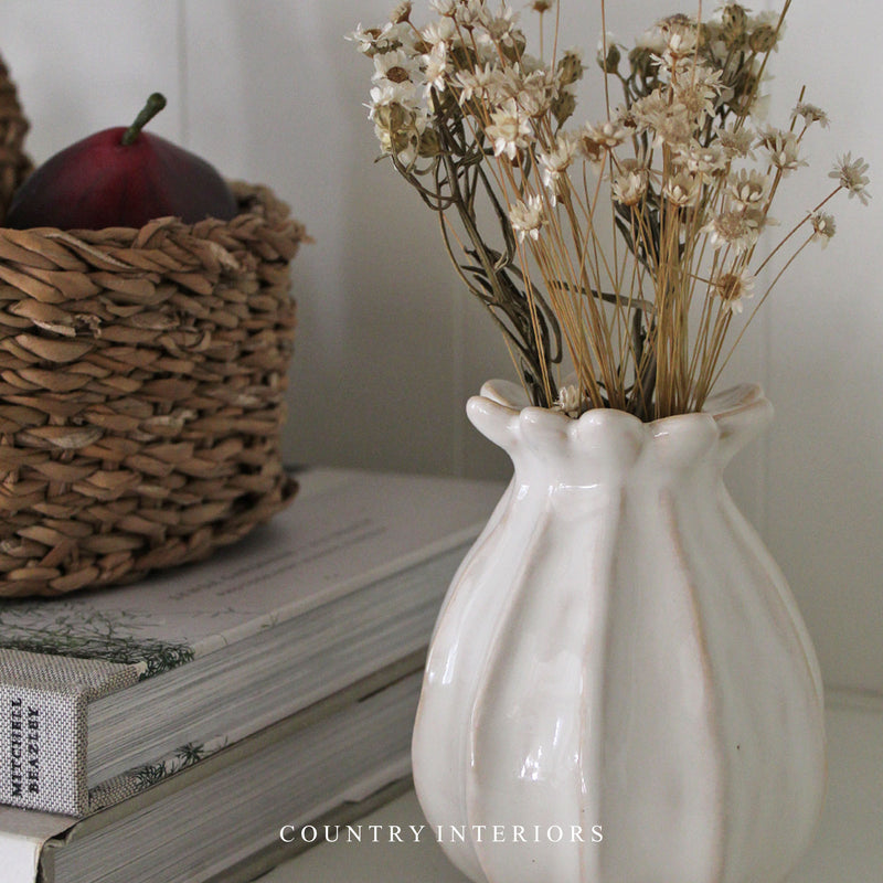 Poppy Head Vase - Two Sizes