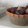 Large Terracotta Bowl with Frill Trim
