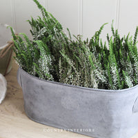 Kew Zinc Plant Pot - Oval
