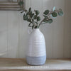 Grey and White Ceramic Vessel - 28cm