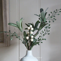 White Berry Spray - 30cm