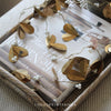 Gold Leaf & White Berry Garland