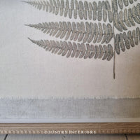 Leaf Wall Art with Natural Beaded Frame - Two Designs