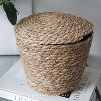 Round Lidded Basket