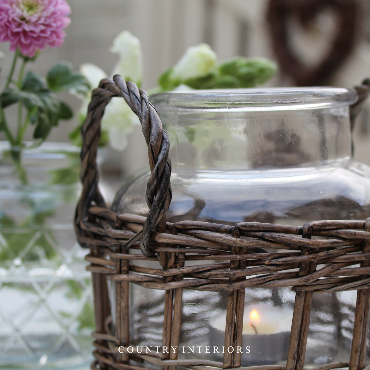 Wicker Tealight Holder