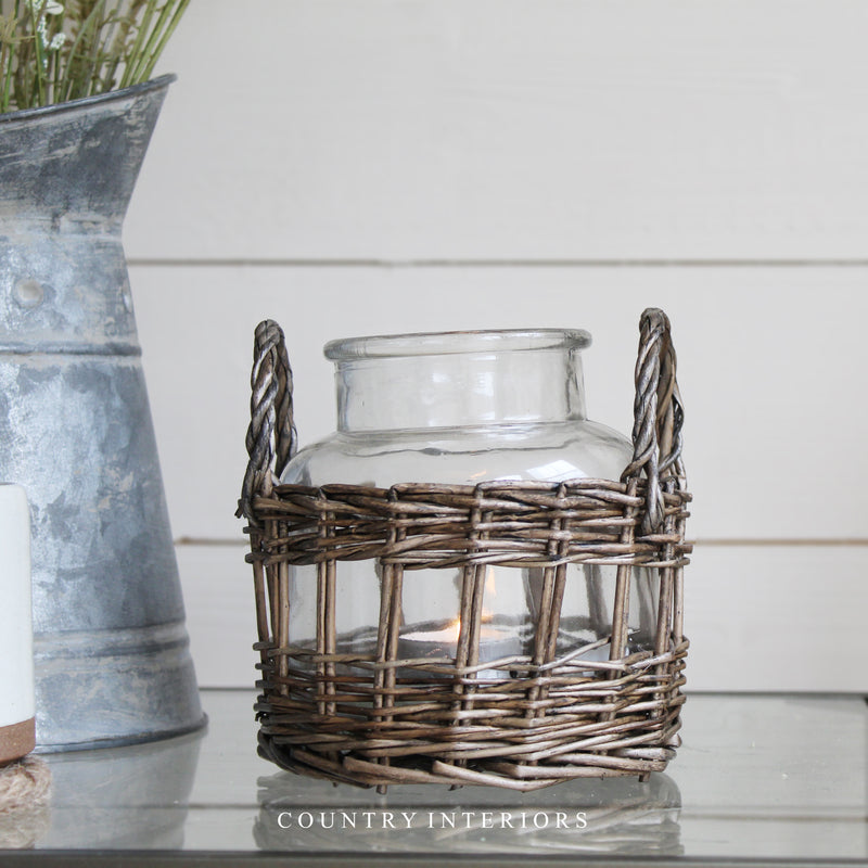 Wicker Tealight Holder