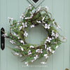 Large Faux Fern & Dogwood Wreath - 60cm
