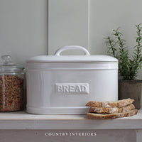 White Ceramic Bread Bin - Due end of May