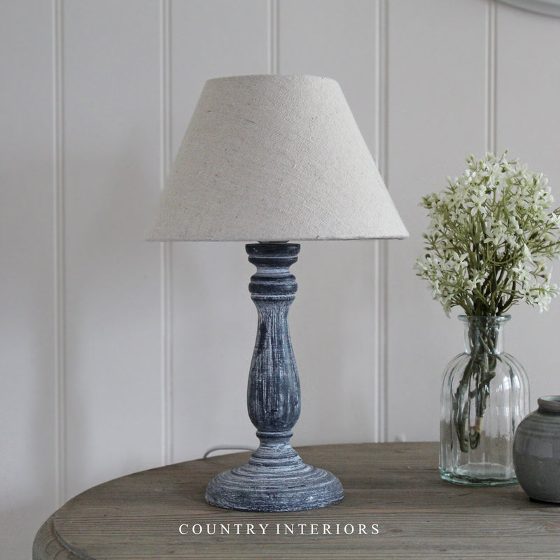 Hilcot Table Lamp with Linen Shade