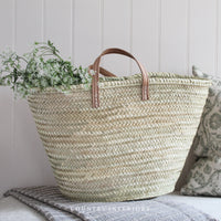 Large Basket Bag - Two Handle Options
