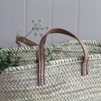 Large Basket Bag - Two Handle Options