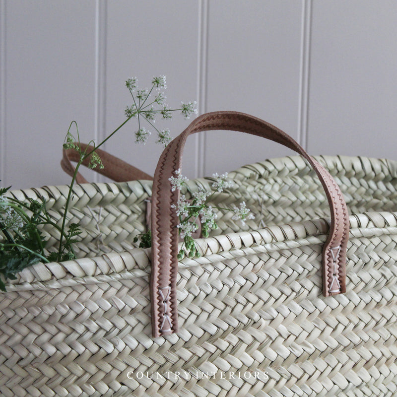 Large Basket Bag - Two Handle Options