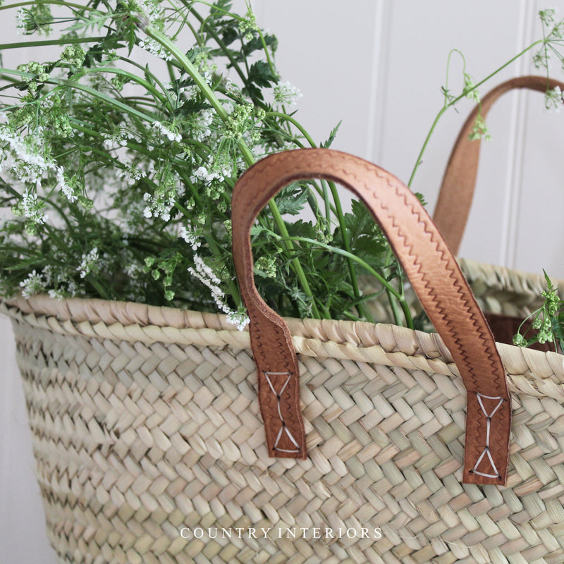Elsie Basket Bag - Two Handle Options