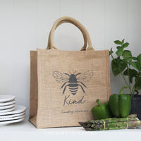 Bee Kind Medium Jute Bag