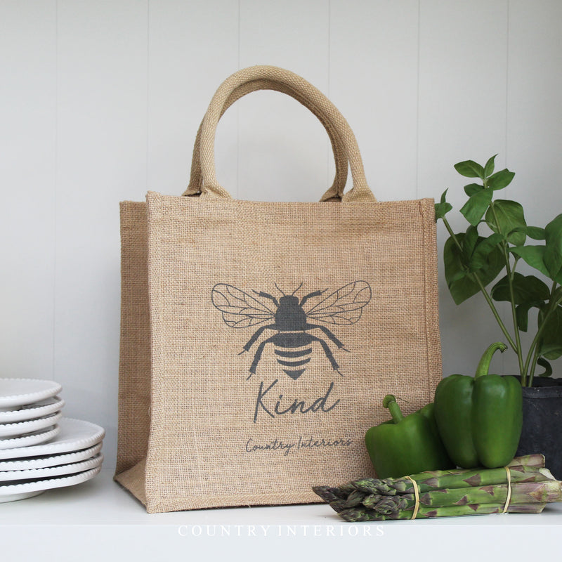 Bee Kind Medium Jute Bag