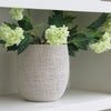 Faux Snowball Viburnum Spray in Lime - 80cm