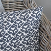 Amara Printed Cushion in Pewter - 35x50cm