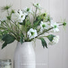 Faux Nigella Spray White - 65cm