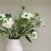 Faux Nigella Spray White - 65cm